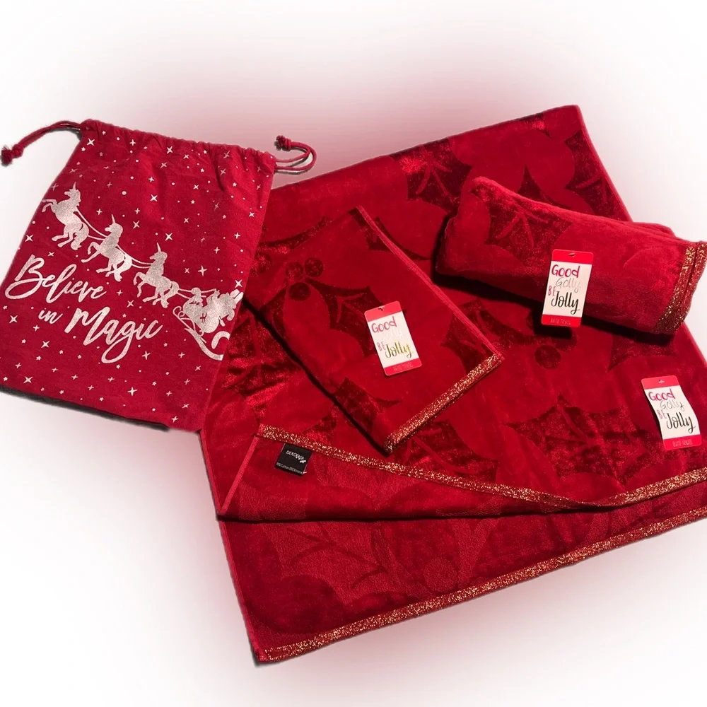 DEKOStyle Christmas Towel Set – Gift-Ready, 3 Pieces